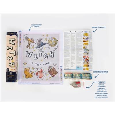 KIT BRODERIE DIAMANT HARRY POTTER - WITCH IN TRAINING
