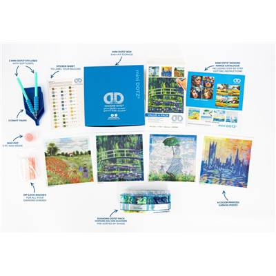 KIT BRODERIE DIAMANT MINI DOTZ - MASTERS QUARTET - PACK DE 4 