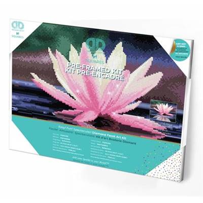KIT BRODERIE DIAMANT SQUARES - REFLECTIONS - PRE-ENCADRE