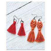 FRENCH'KITS - MACRAME - BOUCLES D’OREILLES - NOEUDS & POMPONS