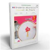 FRENCH'KITS - BRODERIE DÉCORATIVE - BOUQUET DE FLEURS