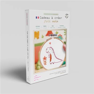 FRENCH'KITS - BRODERIE DÉCORATIVE - PETIT DINO
