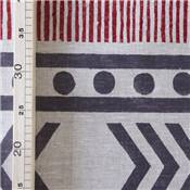 TISSU DJEMBE 100% LIN - 150 CM 