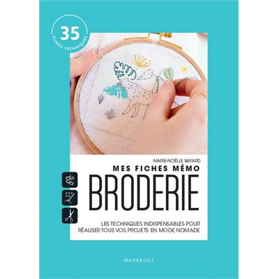 MES FICHES MEMO BRODERIE - 35 FICHES TECHNIQUES