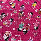 TISSU JAPONAIS NAKA FABRICS - 2000-72B - 100% COTON - 110 CM