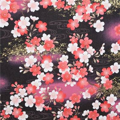 TISSU JAPONAIS NAKA FABRICS - 2900-2B - 100% COTON - 110 CM