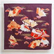 FUROSHIKI JAPONAIS NAKA FABRICS - NT-1B - 100% COTON - 110 x 110 CM