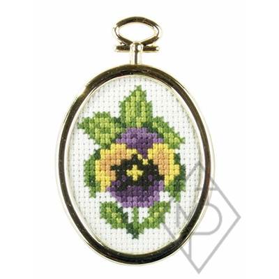 KIT PT COMPTE 5,5 X 7 CM + CADRE - PENSÉE