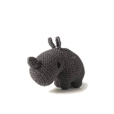 KIT AMIGURUMI HOOOKED - DEX LE RHINO - LAVA