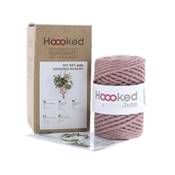 KIT SUSPENSION EN MACRAMÉ HOOOKED - TEA ROSE