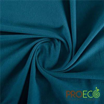 JERSEY DE COTON BIO PROECO - 145CM - BLEU LAGON