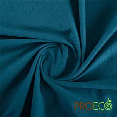 JERSEY DE COTON BIO PROECO - 145CM - BLEU LAGON