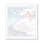KIT OLYMPUS SK409 - SASHIKO LE MONT FUJI 2 - 34 X 34 CM