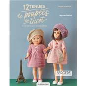 12 TENUES DE POUPEES AU TRICOT & LEURS ACCESSOIRES