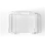 MINI VALISETTE PLASTIQUE TRANSPARENT RIGIDE - 9 X 8 X 2.4 CM