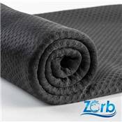 SUPER ABSORBANT LEGER ZORB® 3D STAYDRY LT - 160CM - NOIR