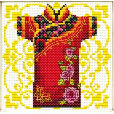 NO COUNT CROSS STITCH - KIMONO ROSE POUR MONSIEUR