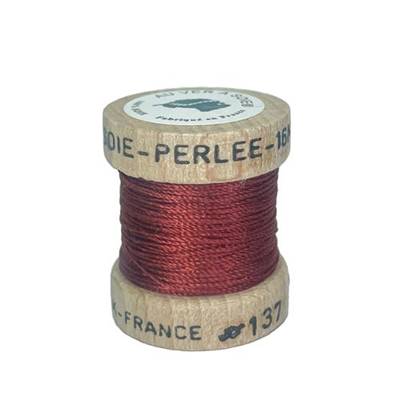 SOIE PERLEE - COL 137 - BOBINE BOIS DE 16 METRES