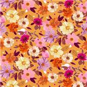 TISSU DASHWOOD STUDIO - FLORA 2032 - VISCOSE LEGERE - 145 CM 