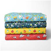 TISSU DASHWOOD STUDIO - HAPPY LEARNING 2590 - COTON - 110 CM