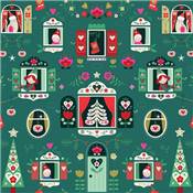 TISSU DASHWOOD STUDIO - NORDIC NOEL 2322 - COTON - 110 CM