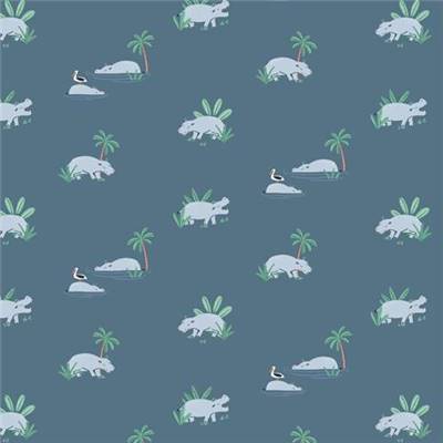 TISSU DASHWOOD STUDIO - SAFARI DAYS 2161 - COTON - 110 CM 