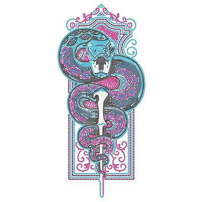 KIT BRODERIE DIAMANT HARRY POTTER - NAGINI DARK ARTS