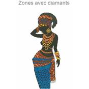 KIT BRODERIE DIAMANT - PRINCESSE AFRICAINE