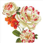 KIT BRODERIE DIAMANT - CAMELLIA & LILLY BOUQUET