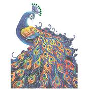 KIT BRODERIE DIAMANT NEON NOIR - PEACOCK