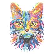KIT BRODERIE DIAMANT NEON NOIR - CAT