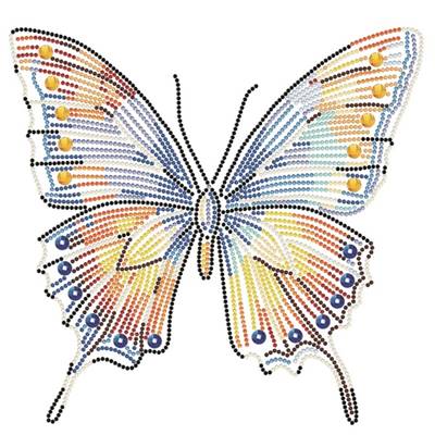 KIT BRODERIE DIAMANT DOTZ - BUTTERFLY FLIGHT AVEC CADRE