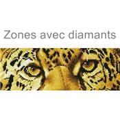 KIT BRODERIE DIAMANT - LES YEUX DU GUEPARD