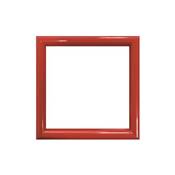 CADRE PLASTIQUE ROUGE POUR DIAMOND DOTZ SERIE 1 - 12 X 12 CM