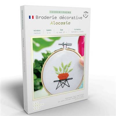 FRENCH'KITS - BRODERIE DÉCORATIVE - ALOCASIA