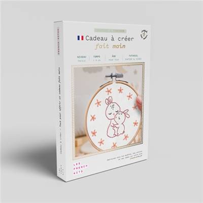 FRENCH'KITS - BRODERIE DÉCORATIVE - LAPINS