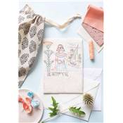 CARTES POSTALES DU BOUT DU MONDE EN BRODERIE TRADITIONNELLE