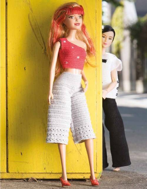 vetement barbie crochet