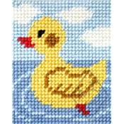KIT DEMI-POINT ENFANT 17 X 20,5 CM - CANARD JAUNE