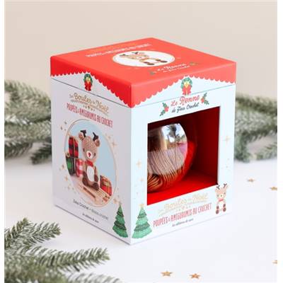 COFFRET LES BOULES DE NOEL AU CROCHET - LE RENNE