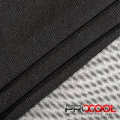 JERSEY SPORT EN COTON SUPIMA PROCOOL - 145CM - NOIR