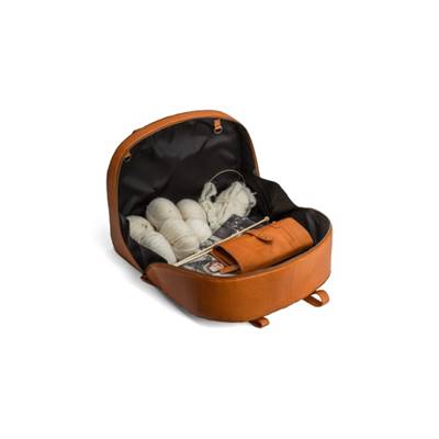 JULIA - SAC A PROJETS POUR TRICOT - WHISKY - MUUD