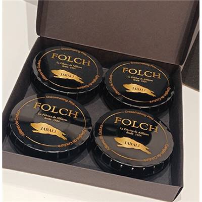 COFFRET 4 BOITES 25G - EPINGLES COUTURE N°8 TISSU LEGER MOYEN - FOLCH