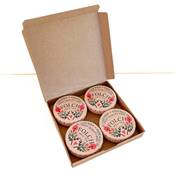 COFFRET 4 BOITES 25G - EPINGLES COUTURE N°6 TISSUS DELICATS - FOLCH