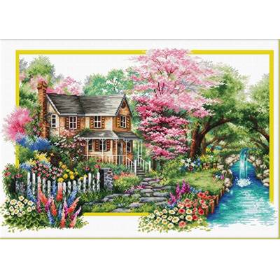 NO COUNT CROSS STITCH - L'ARRIVEE DU PRINTEMPS