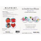 LE DOUBLE-FACE EFFICACE - LOT DE 5 FEUILLES 20 X 14 CM