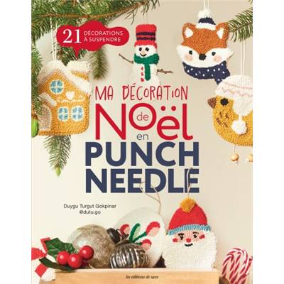 MA DECORATION DE NOEL EN PUNCH NEEDLE