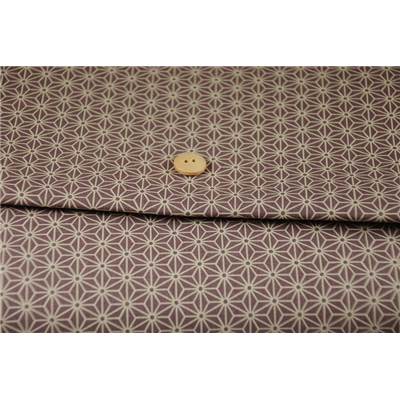 COUPON TISSU 50X55 JAP GEO PARME
