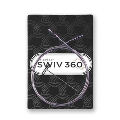 CABLE INTERCHANGEABLE CHIAOGOO SWIV360 SILVER SMALL (S) - 125 CM