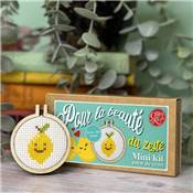 MINI KIT POINT DE CROIX - POUR LA BEAUTE DU ZESTE